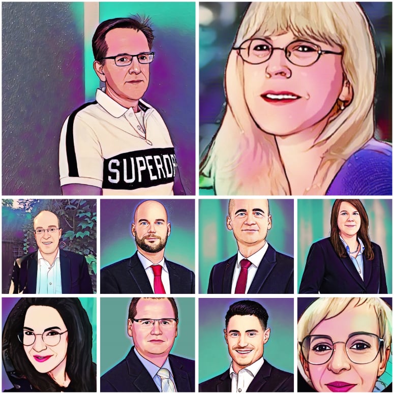 Hanno, Erika, Mario, Stefan, Andreas, Daniela, Sabrina, Tomas, ChristopherKatja, Christopher 